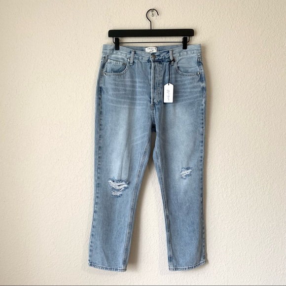NWT Twelve by Ontwelfth Distressed High Rise Button Fly Jeans Size 29
